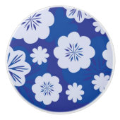 花模様 セラミックノブ (正面)