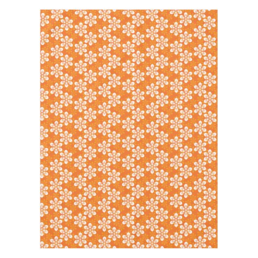 花模様 テーブルクロス (正面)