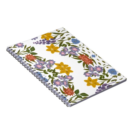 花模様 ノートブック (右側)