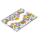 花模様 ノートブック (左側)