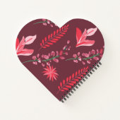 花模様 ノートブック (裏面)