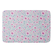 花模様 バスマット (正面)