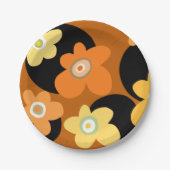 花模様 ペーパープレート (正面)