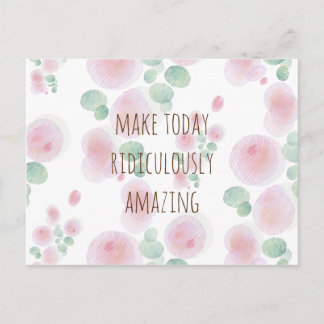 花模様 ポストカード