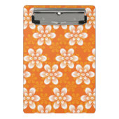 花模様 ミニクリップボード (正面)