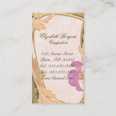 花模様-名刺 名刺 (裏面)