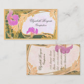 花模様-名刺 名刺 (正面/裏面)