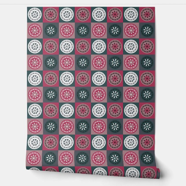 花模様 壁紙 (ほどく)