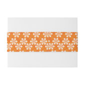 花模様 招待状ベリーバンド (裏面例)