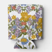 花模様 缶クーラー (裏面)