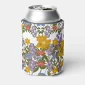 花模様 缶クーラー (缶裏面)