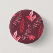 花模様 缶バッジ (正面)