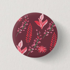 花模様 缶バッジ