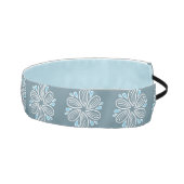 花模様（青と白） アスレチックヘッドバンド (右)