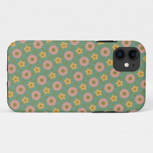 花模様 Case-Mate iPhoneケース (裏面(横))