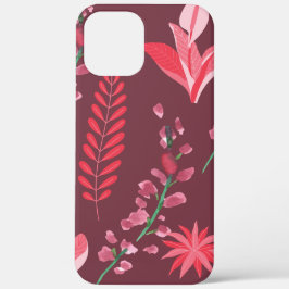 花模様 iPhone 12 PRO MAX ケース
