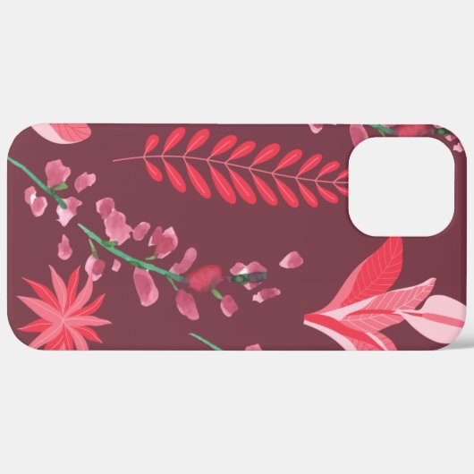 花模様 Case-Mate iPhoneケース (裏面 (横))