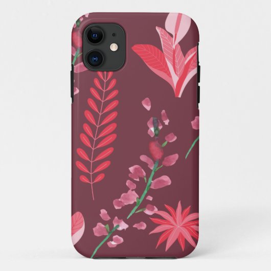 花模様 Case-Mate iPhoneケース (裏面)