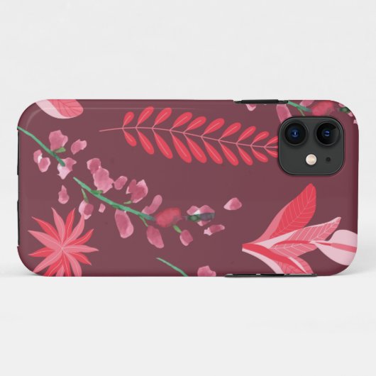 花模様 Case-Mate iPhoneケース (裏面(横))