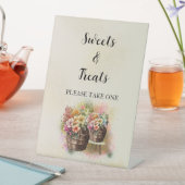 花樽赤ちゃんシャワー卓上 台座サイン (インサイチュ)