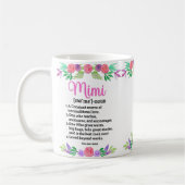 花母の日の定義ミミへの贈り物 コーヒーマグカップ (左)