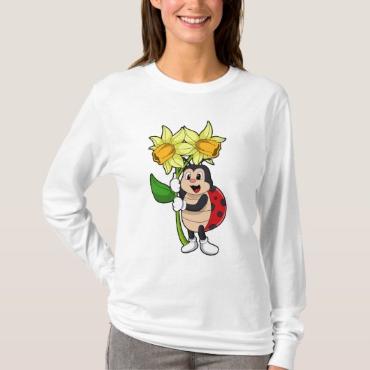 花水仙の花 Tシャツ (正面)