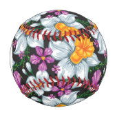 花水仙図絵文2 野球ボール (正面)