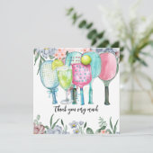 花水彩漬けピックボール サンキューカード (スタンド正面)