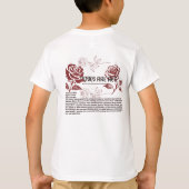 花水彩画 Tシャツ (裏面)