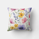 花水彩装飾用クッション クッション (裏面)