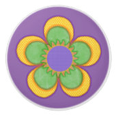 花水玉模様 セラミックノブ (正面)