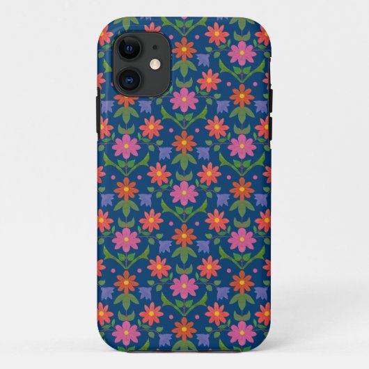 花水玉模様、Blue iPhone 5/5s Xtreme Case Case-Mate iPhoneケース (裏面)