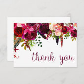花水色は感謝していしています サンキューカード (正面/裏面)