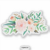 花水色シール シール (正面)