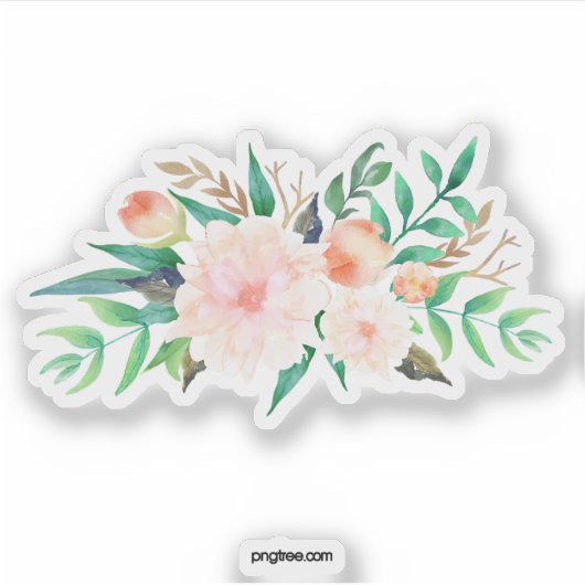 花水色シール シール (正面)