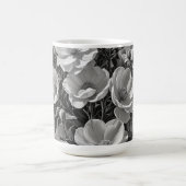 花油絵画グレースケール モーフィングマグカップ (中央)