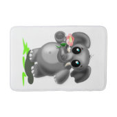 花浴用マット付き小さな象 – あなたの色 バスマット (正面)