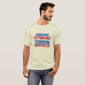 花火おもしろい技師補7月4日 Tシャツ (正面フル)