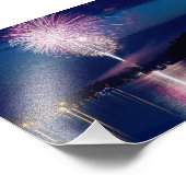 花火お祝いオンイーストガルレイク フォトプリント            (角)