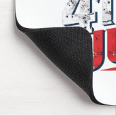 花火がアメリカ独立記念日を祝う マウスパッド (コーナー)