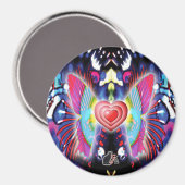 花火が炸裂する マグネット (正面/裏面)