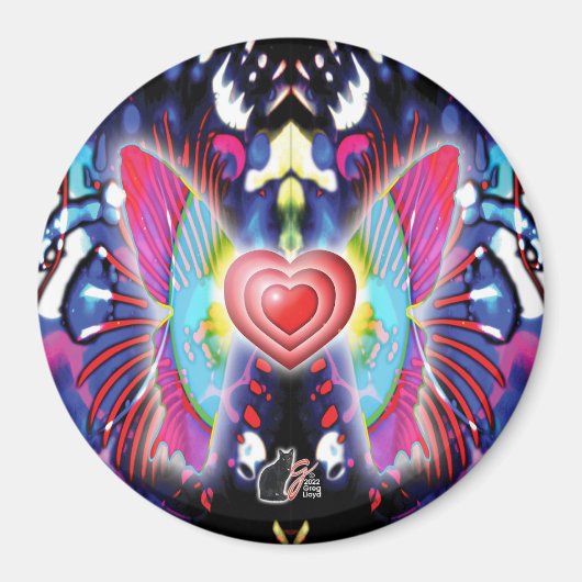 花火が炸裂する マグネット (正面)