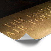 花火が空軍慰霊碑を照らす ポスター (角)