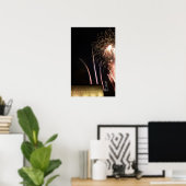 花火が空軍慰霊碑を照らす ポスター (ホームオフィス)