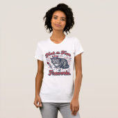 花火が苦手な猫のTシャツ (2)_1 Tシャツ (正面フル)