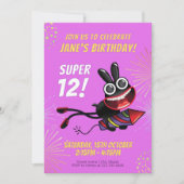 花火きらめく誕生日ブラスト 招待状 (正面)