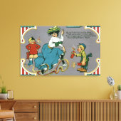 花火で女性を苦しめる子供たち キャンバスプリント (インサイチュ (リビング))