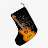 花火とギター スモールクリスマスストッキング (裏面 (吊り時))