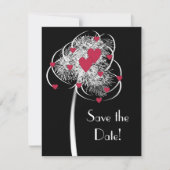 花火とハートの木のSave the Dateのお知らせ セーブザデート (正面)