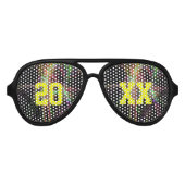 花火と新年のサングラス アビエーターサングラス (正面)